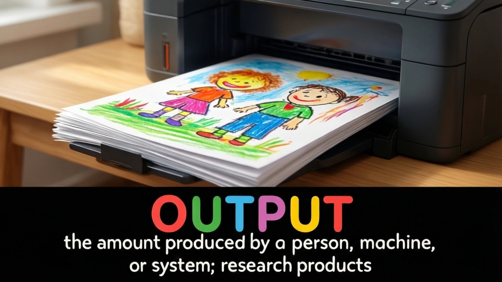 English Illustration for output